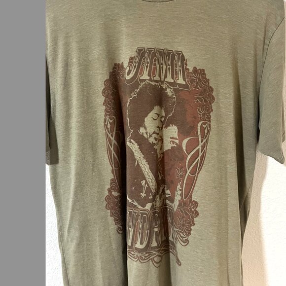 VINTAGE JIMI HENDRIX Rock N Roll Guitar Legend Concert Band T Shirt Distressed - Picture 5 of 7